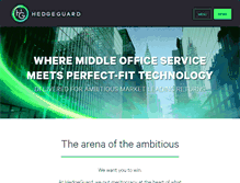 Tablet Screenshot of hedgeguard.com